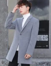 

Free ShippingWinter's new double-faced woolen coat for men slim body for men suede overcoat for men woollen overcoat for men