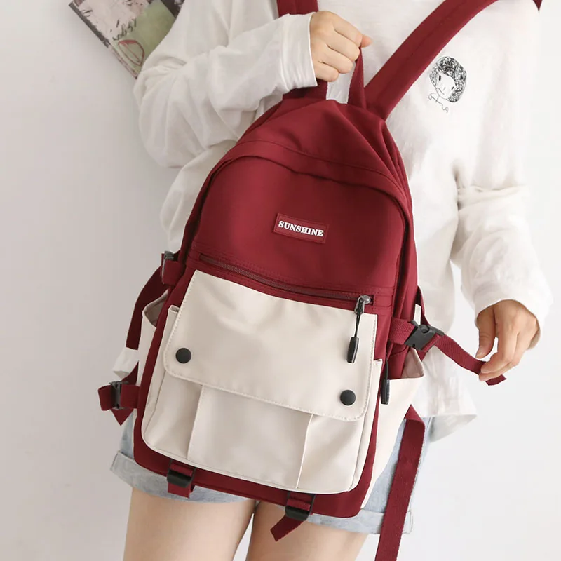 Waterproof Women Backpack Japanese Work Clothes Women's Backpack For