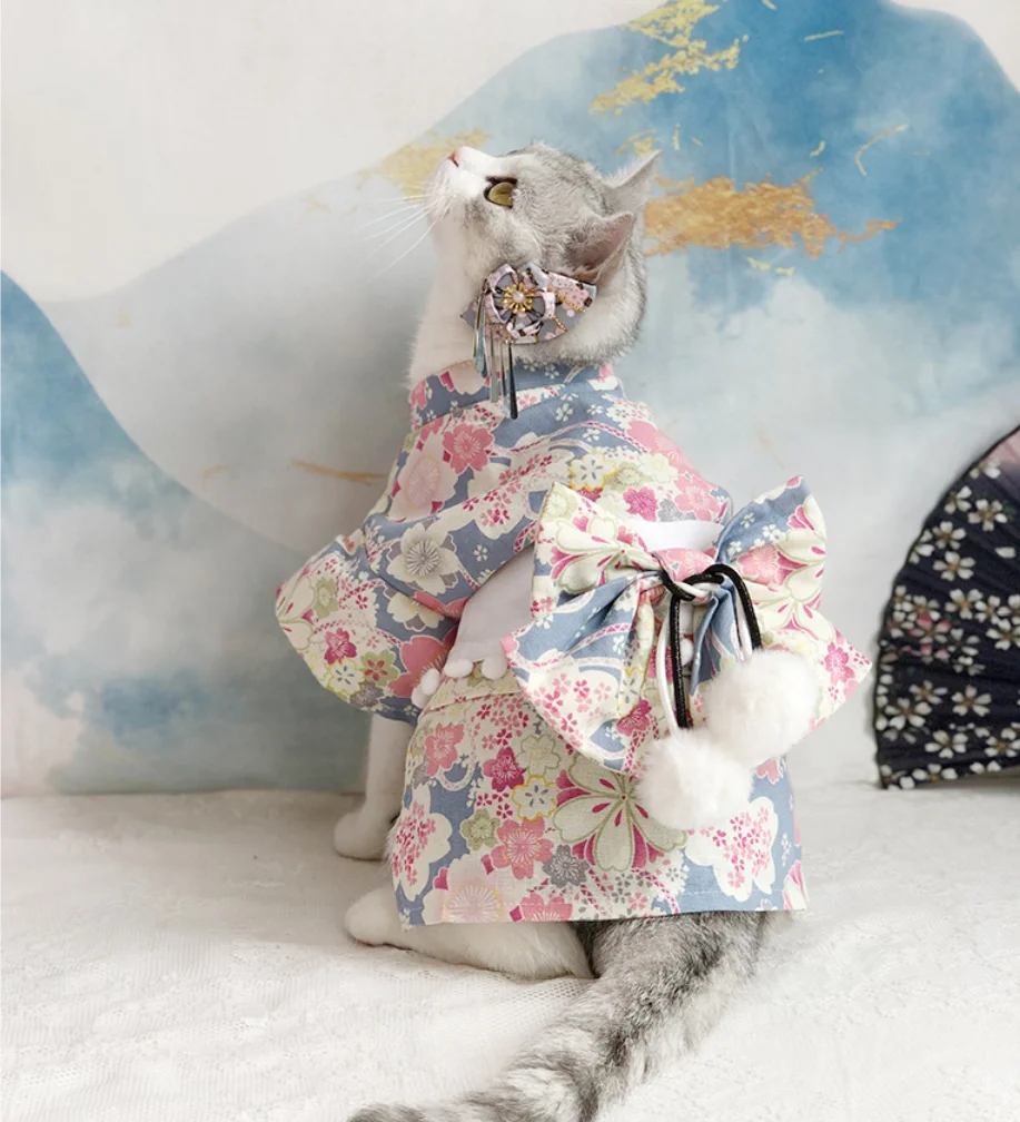 猫服・アクセサリー sk.kit Amazon | Nikkashop 猫 首輪 襟付き 布製 セーフティバックル