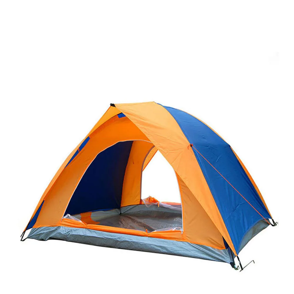 Ультралегкая палатка на 1-3 человека, двухслойная, водостойкая, с двойной дверью, для кемпинга и отдыха, для дождя, для улицы, портативная палатка