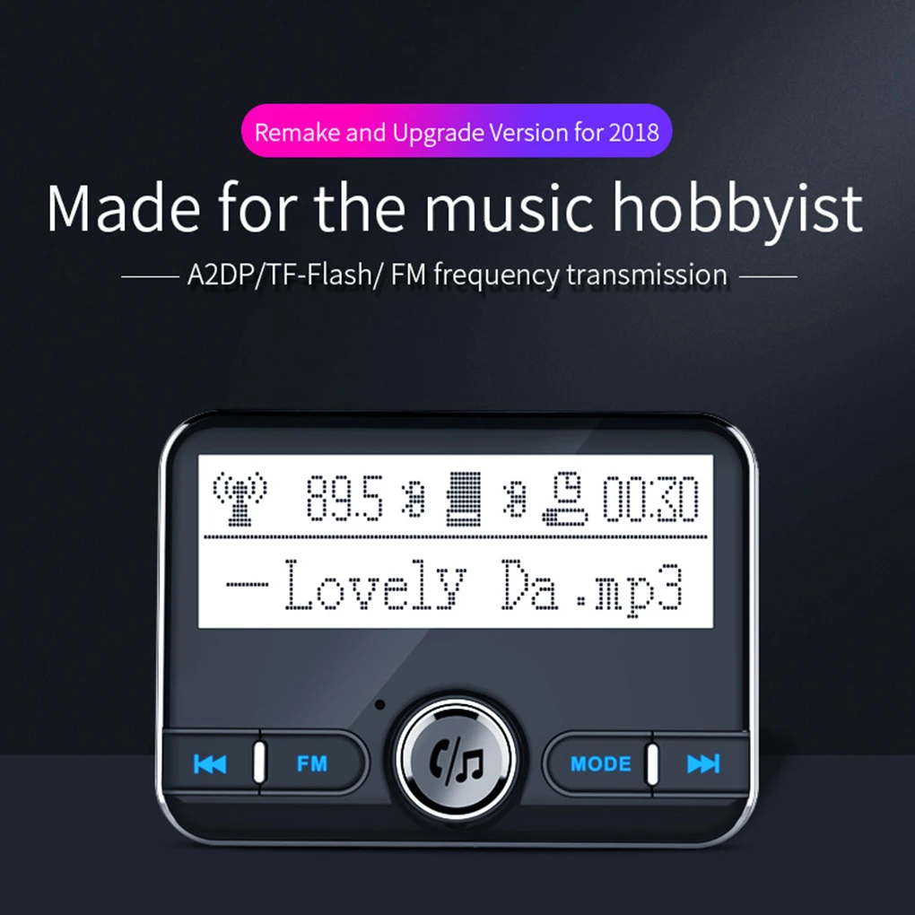 Bluetooth fm-передатчик беспроводной автомобильный fm-модулятор MP3-плеер Handsfree lcd дисплей автомобильное зарядное устройство