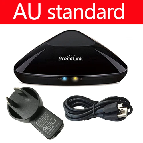 AU Plug Универсальный Интеллектуальный пульт дистанционного управления Broadlink RM PRO умный дом автоматизация WiFi+ IR+ RF переключатель для IOS Android телефон - Цвет: AU Plug