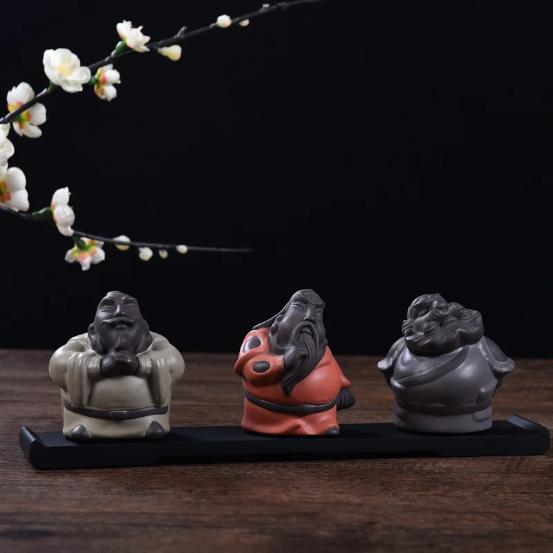 

Chinese Creative Ornaments Chinese Style Three Kingdoms Figure Sculpture Statue Home Decoration Accessories Study Desktop Crafts