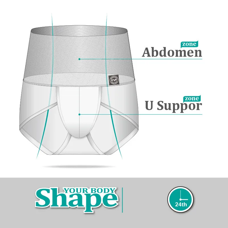 High Waist Corset Men's Panties for Belly Slimming Losing Weight Body Shaper Fitness Compression Underwear Modeling Briefs - Image 6