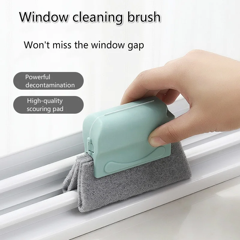 Portable Home Cleaning Window Sill Slot Gap Brush Groove Small Squeegee Flooring Tools | Дом и сад