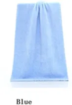 Коралловое бархатное полотенце 35x75cm абсорбирующее полотенце для лица Кухня очистки полотенце для салона красоты - Цвет: Синий