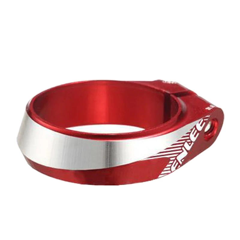 

ENLEE Bike Seatpost Clamp Ultralight Mountain Bicycle Seater Clamp Lock Highway Fit 30.9-34.9mm Seatpost Quick Release Saddle Cl