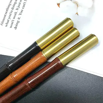 

Bamboo Ebony Pen Brass Metal Gel Pen Bamboo Ink Properties Oily