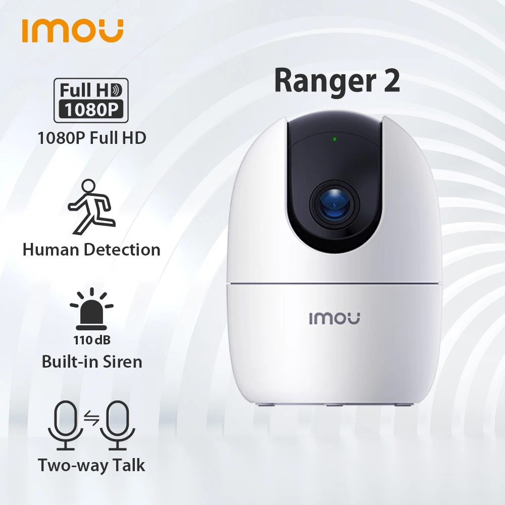 『Video Surveillance!!!』- Dahua Imou Ranger 2 1080P IP Camera 360
Rotate Human Detection Smart Tracking Night Vision Surveillance
Wireless Wifi Camera