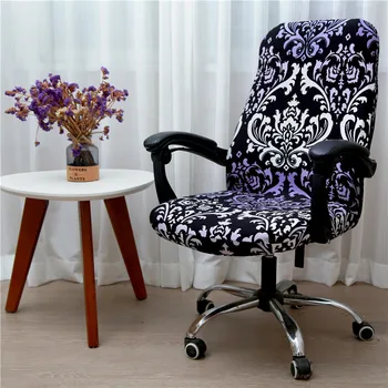 

Rotating Computer Office Chair Cover Elastic Chair Cover Anti-dirty Removable Lift Chair Case Covers for Meeting Room Seat Cover