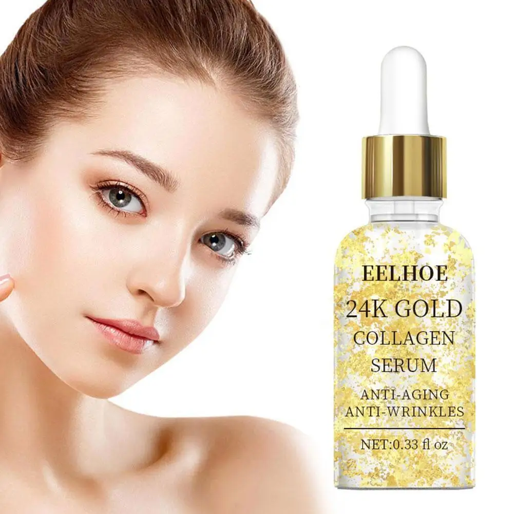 

24k Gold Face Serum Hyaluronic Acid Moisturizer Essence Anti Creams Aging Acne Day Whitening Cream Wrinkle Anti Serum Y5Q8