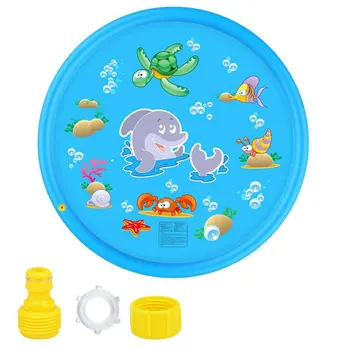 

Summer Kids Outdoor Water Game Mat Activity Toddlers Baby Pool Baby Swimming Pool Spray Mat Play Mat Sprinkler Kids Toy