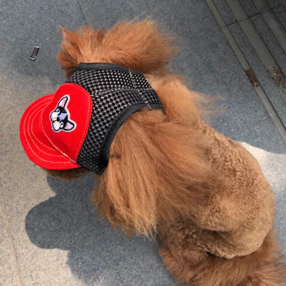 New Pet Baseball Visor Cap for Small Dogs Puppies Summer Sun Hat Sport Adjustable Buckle Dog Caps Accessories | Дом и сад