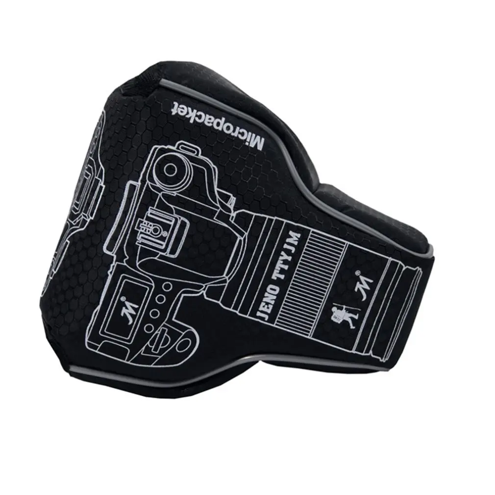 Одиночная камера сумка для Nikon Canon Fuji микро цифровая зеркальная камера сумка на одно плечо Водонепроницаемая Фотосумка портативная - Цвет: black