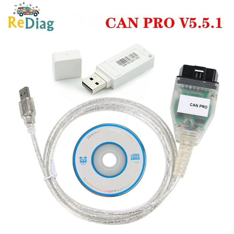 Professional VCP Scanner SW 5.5.1 for VAG CAN PRO Diagnostic Tool FTDI FT245RL Chip OBD OBDII CAN BUS UDS K-Line VCP PRO V5.5.1 car battery charger