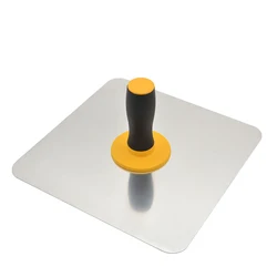 Placa de alumínio de estuque a placa de mão de emplastro da espátula com punho do aperto do conforto, drywall hawk que emplastra a ferramenta para a construção