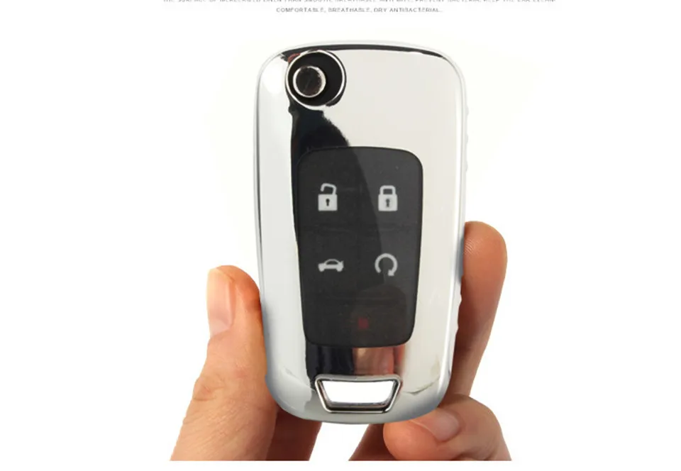 Чехол для ключей автомобиля из ТПУ для Chevrolet Camaro Malibu Cruze Aveo Trax Opel Astra Corsa Meriva Zafira Antara для Buick Holder Shell