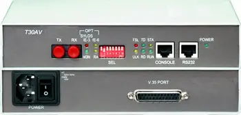 

FTTH V.35 fiber optical modem MST30AV single mode dual fiber 1310nm AC power supply modem fibra optica