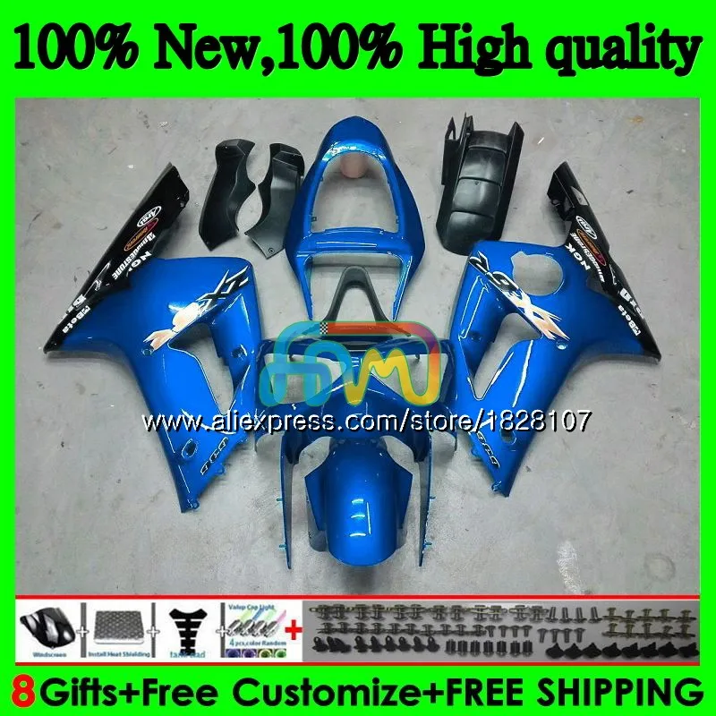 Корпус для KAWASAKI 600CC ZX600 ZX636 12BS. 48 ZX 636 6 R ZX 6R 03 04 ZX-636 ZX-600 ZX-6R ZX6R 03 04 2003 2004 светильник синий обтекатель