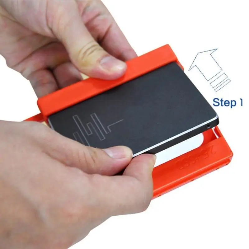 2,5 дюймов до 3,5 дюймов SSD HDD жесткий диск для ноутбука привод пластиковый адаптер крепление поддержка прямой доставки