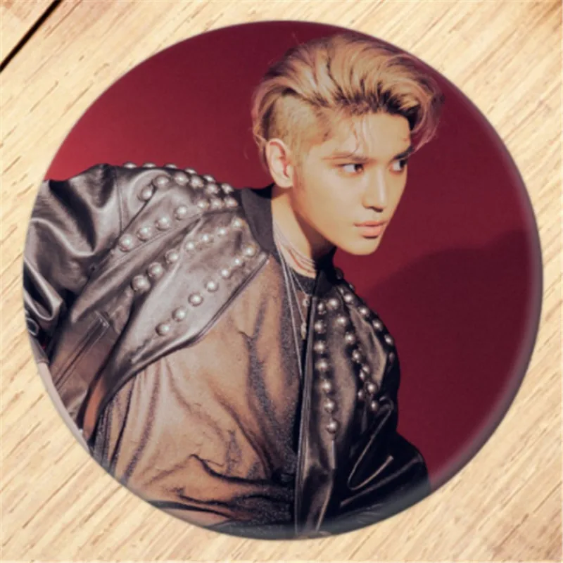 7 Новая Kpop группа супер м Брошь булавка KAI MARK десять значков для одежды украшение для рюкзака ювелирные изделия B140 - Окраска металла: 7