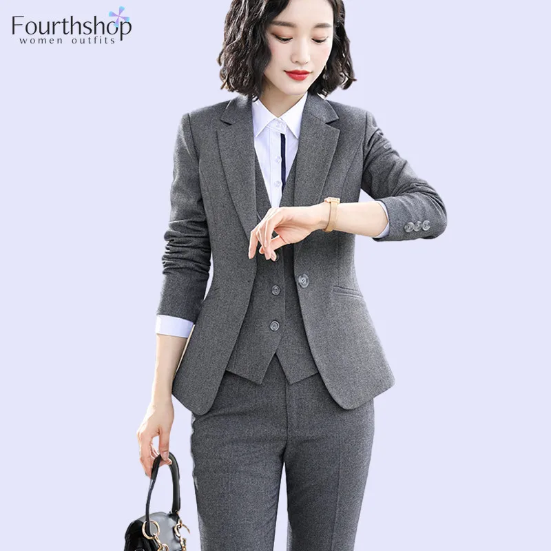 3 piece plus size pant set