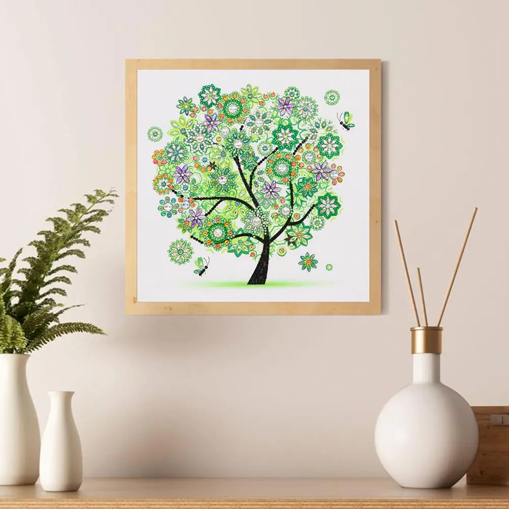 

30x30cm Diamond Painting Colorful Tree Cross Stitch DIY Partial Multi-shaped Diamond Painting Wall Decor Diamond Painting Gift