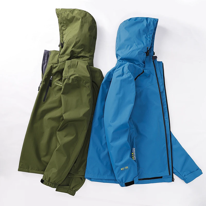 Plus Size 5xl 6xl 7xl 8xl Men Outdoor Jackets Large Autumn Winter Men's Jacket Waterproof Windproof Outwear Windbreakers Male 2