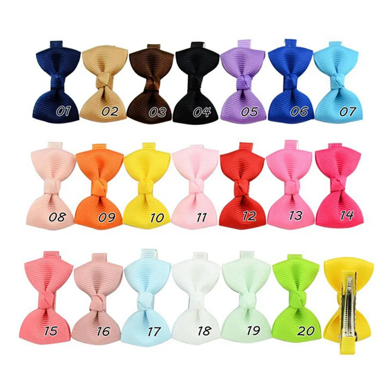 10/20pcs girl bow flower small hair clip newborn cute hair clip headdress child hair clip bangs hair accessories