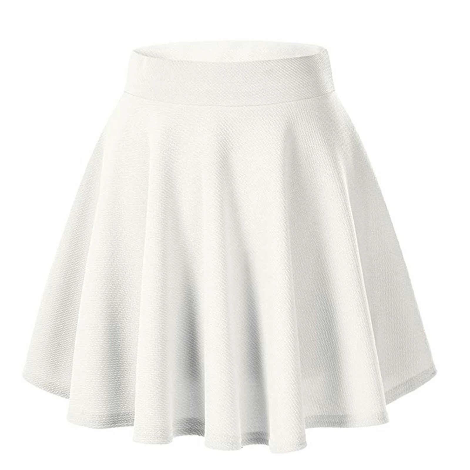 ayudar Sofocante blusa Faldas Sexy mujer liso básico versátil elástico vaqueros Casual pliegues  falda Mini falda blanca Falda larga blanca Falda corta|Faldas| - AliExpress