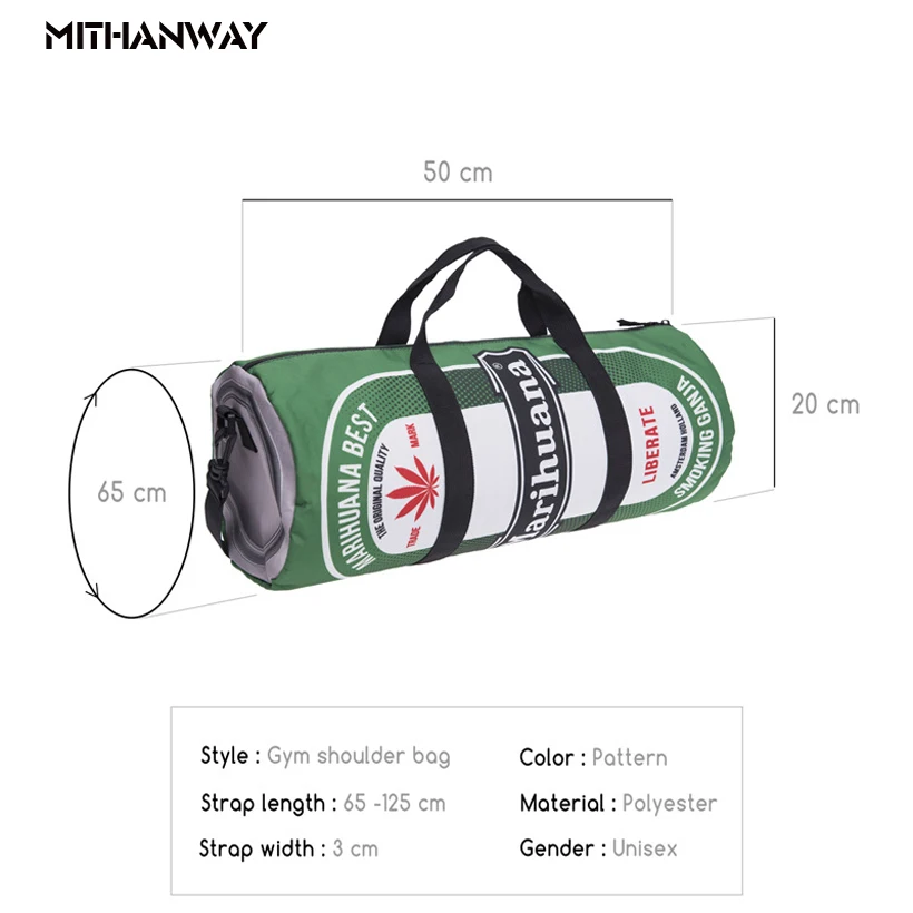 Новинка, женская и мужская сумка через плечо с пивной бутылкой, цилиндрическая сумка, портативная спортивная сумка для путешествий, йоги, тренажерного зала, фитнеса, тренировочная обувь, сумка