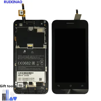 

For Asus Zenfone C ZC451CG Z007 LCD Display Matrix with Touch Screen Digitizer Full Assembly 4.5" for ZC451CG Black + Free Tools