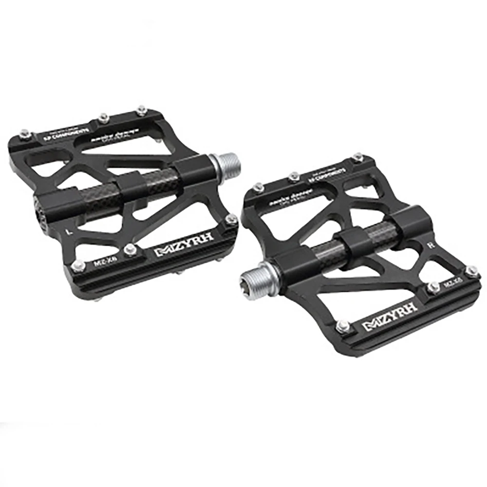 Педали для велосипеда Общего назначенияCNC Алюминиевый сплав pedal carbon волокно три Palin подшипник горного велосипедапедаль, сверхлегкаяАксессуары для велосипеда