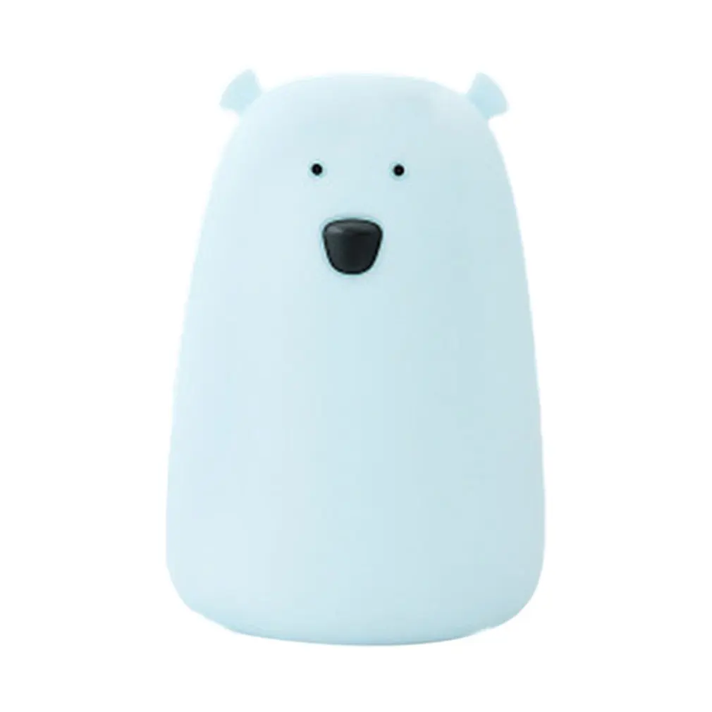 

Creative Lovely Bear Children USB Charging LED Night Light Home Bedroom Decoration Bedside Lamp Gift Pressure Reducing Toy