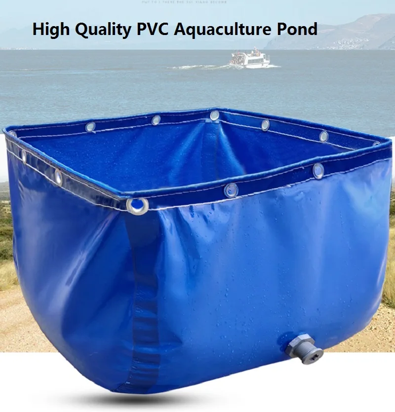 

2023 New Blue Tailor Made Cultivation Canvas Pool Greenhouse Aquaculture Farm Fish Shrimp Rearing Waterproof Oilcloth Tarpaulin