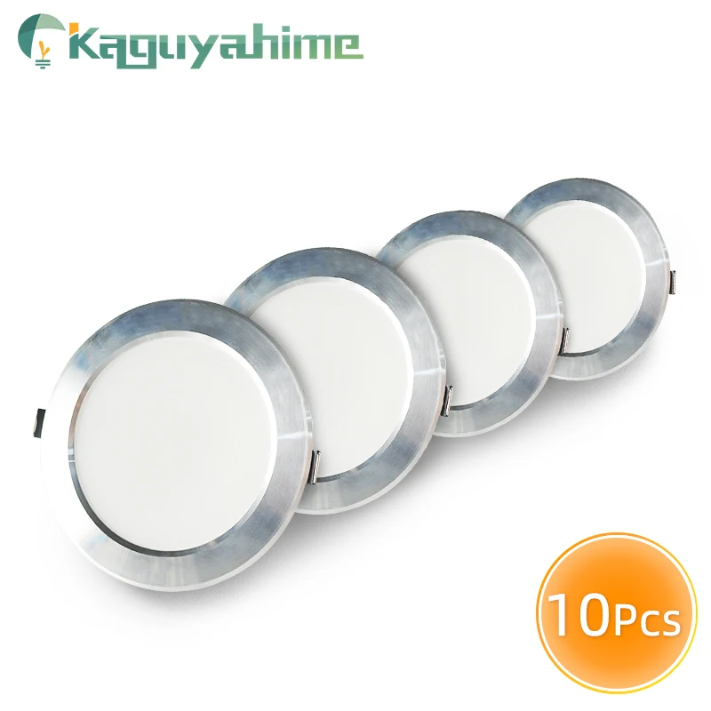 Kaguyahime новые светодиодные светильники 220V 3W 5W 9W 15W 18W серебристый белый ультра