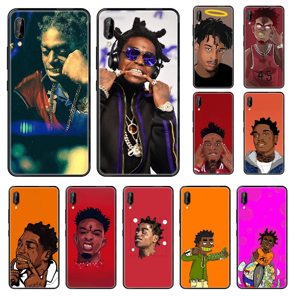 Rapper kodak black Phone case For Huawei Honor Mate 5 6 7 8 9 10 20 A C X Lite black trend shell luxury cover tpu waterproof