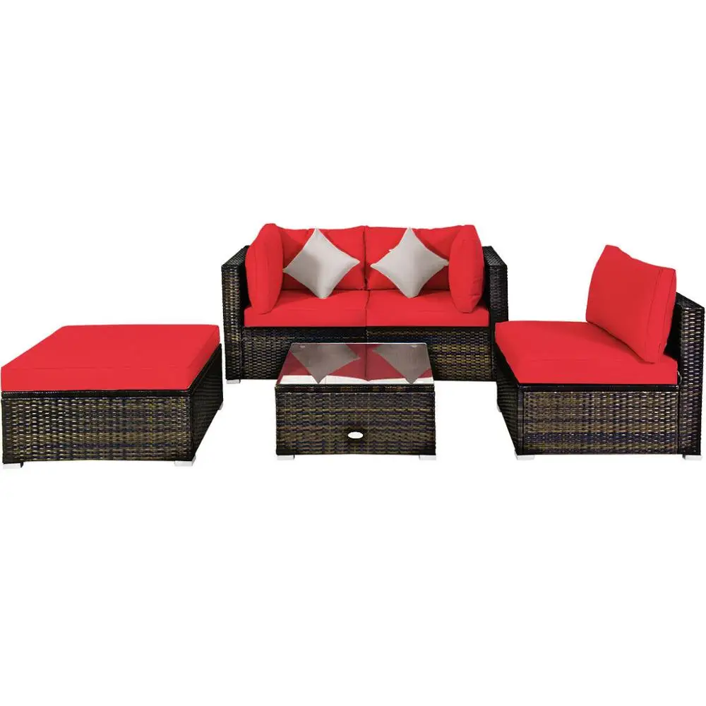 Outdoor Rattan Furniture Set Patio Conversation Sets Rattan Patio
