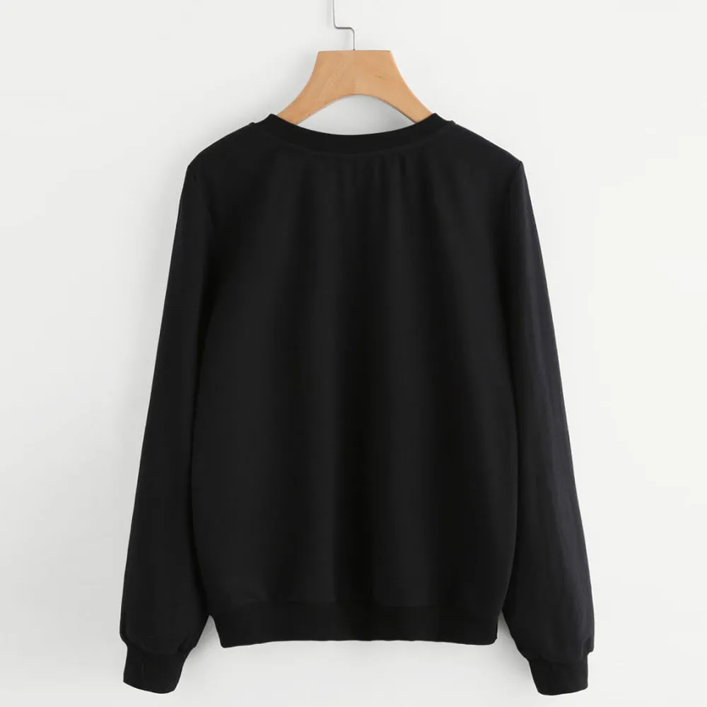 Cat Printed Sweatshirt 3