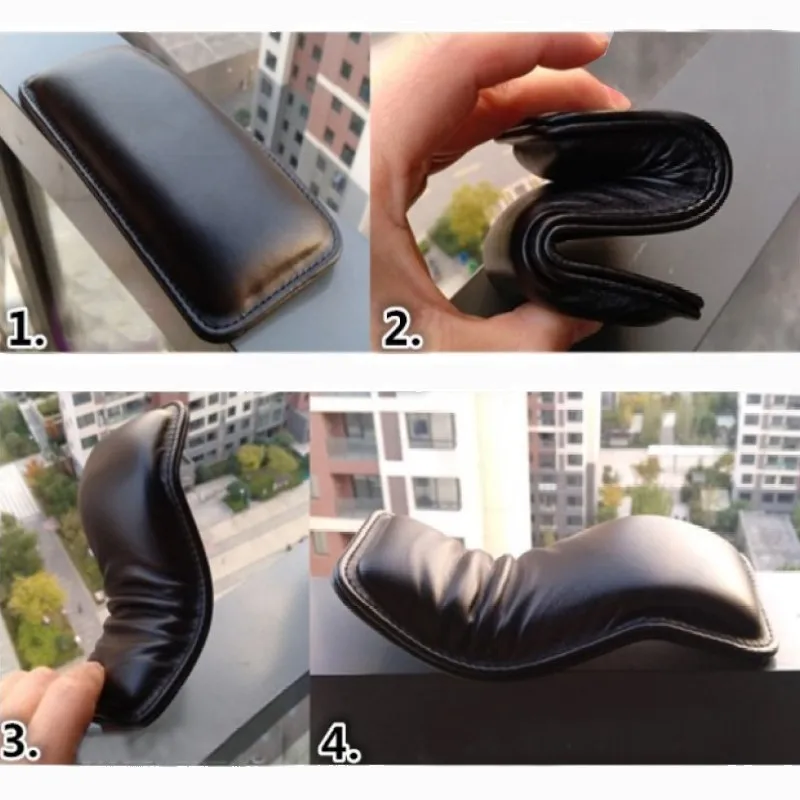 Car Seat Cushion Universal Foot Support Leg Support Leather Knee Pad Support for Car Interior Accessories Comfortable Drive