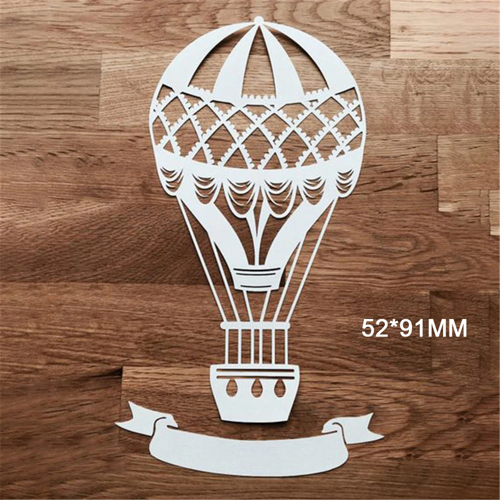 

2019 Metal Cutting Dies Scrapbooking for Card Making DIY Embossing Cuts New Craft Die Hot Air Balloon
