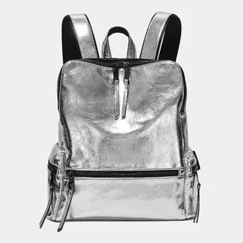 

New Trend Backpack Women's Bags 2020 Summer Personalized Silver Reflective Bag Backpacks For Teenage Girls Women Bagpack Rugtas