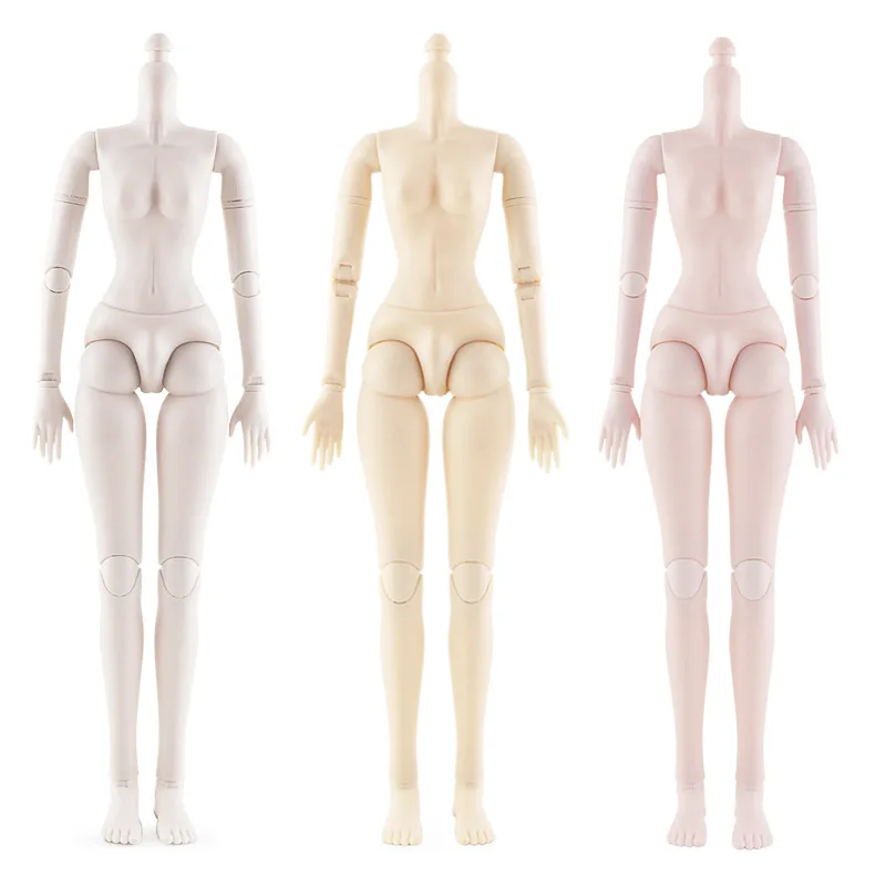 

60cm 21 Movable Joints Body for Bjd Dolls Toy DIY 3 Colors Female Naked Nude 1/3 BJD Body Doll Toy for Girls Gift NO Head