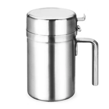 

550Ml Creative Stainless Steel Kitchen Olive Oil Sauce Dispenser Leak Proof Storage Can Pot Kit Kitchen Tool Accessories