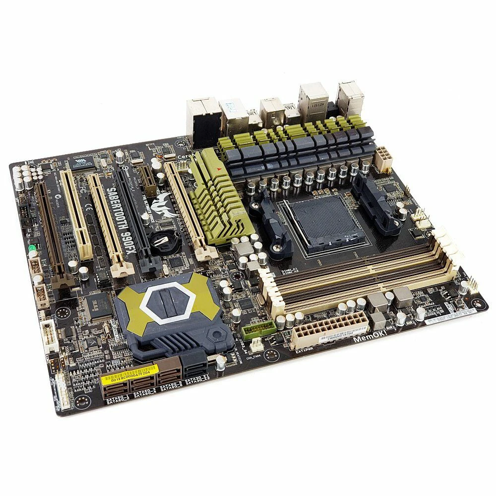 

For ASUS SABERTOOTH 990FX DDR3 Socket AM3+ USB2.0 USB3.0 32GB 990FX Desktop motherboard Free shipping 100% tested intact