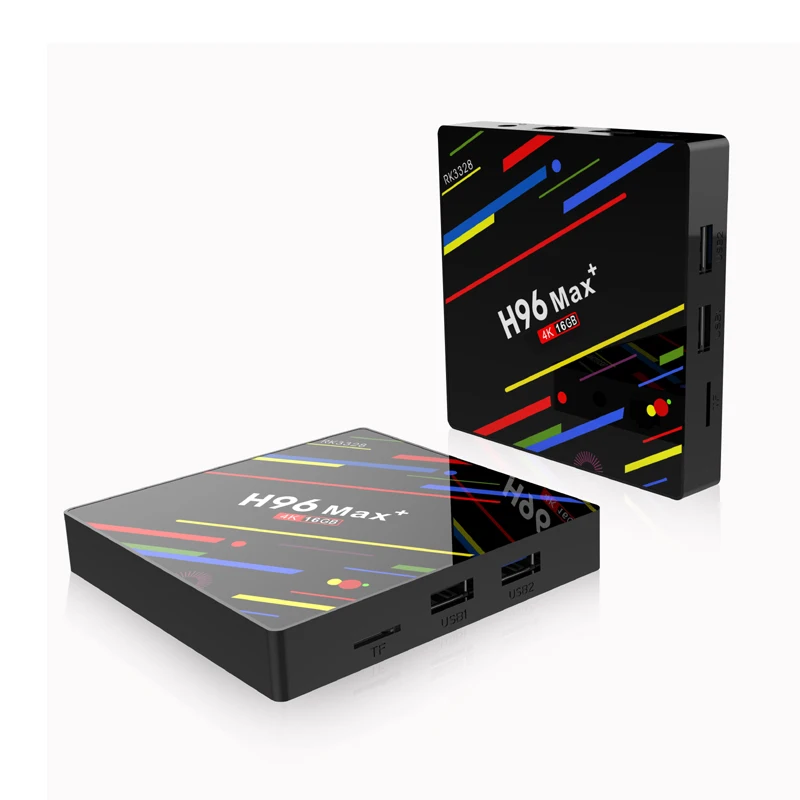 H96 max+ RK3328 Smart tv Box Android 9,0 4 ГБ 32 ГБ 64 Гб медиаплеер 4K Wifi телеприставка Netflix Youtube Facebook BT4.0 2GB16GB