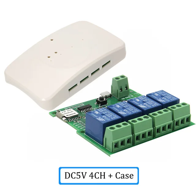 DC5V 4CH A Case EWeLink wifi переключатель беспроводной релейный модуль умный дом автоматизация для доступа к компьютеру dc5V/12 v 24v 32v Inching/самоблокирующийся IOS - Цвет: DC5V 4CH A Case