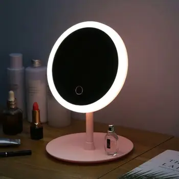 

LED makeup mirror with 3 Level led light vanity mirror make up mirrors with lights standing mirror led touch screen cosmetic
