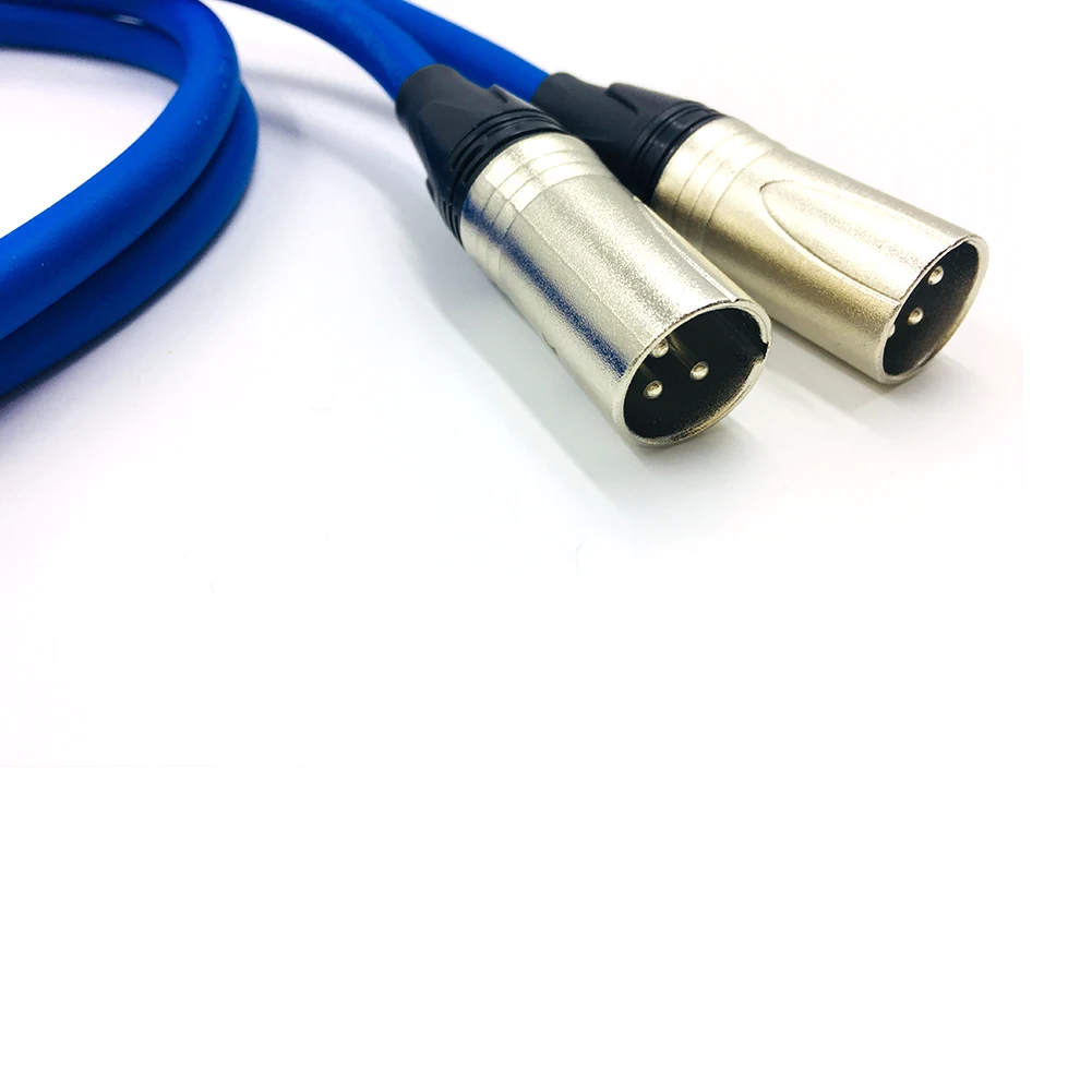Бесплатная доставка Cardas 2RCA штекер двойной XLR интерконнектора кабеля со