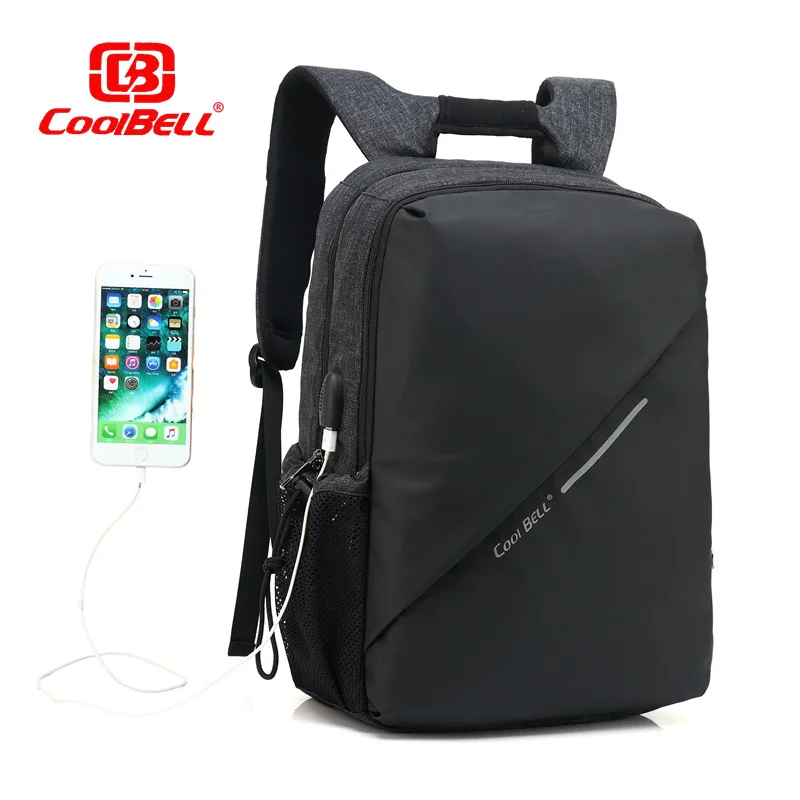 

Factory Hot Selling Amazon Nylon Waterproof Computer Bag Business Computer Backpack Men's Multi-functional USB School Bag
